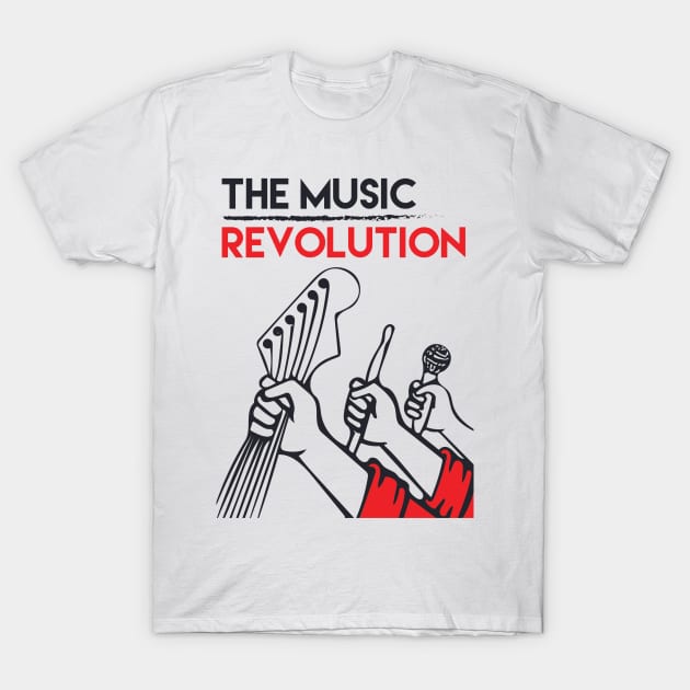 The Music Revolution T-Shirt by Scream Therapy